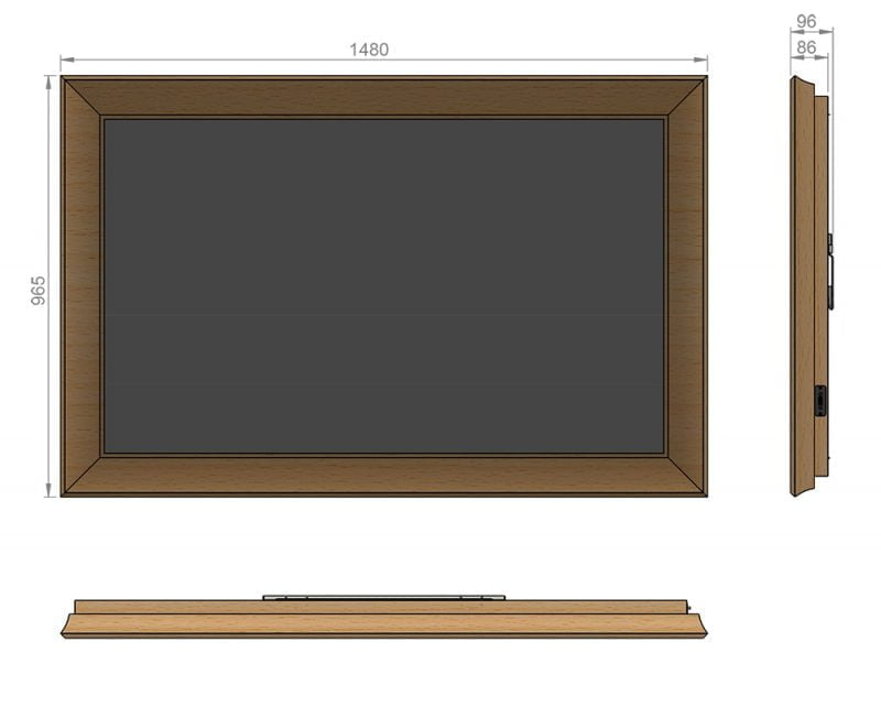 Mirrorart Silver - Ayna TV | Magic Mirror TV - MirrorArt